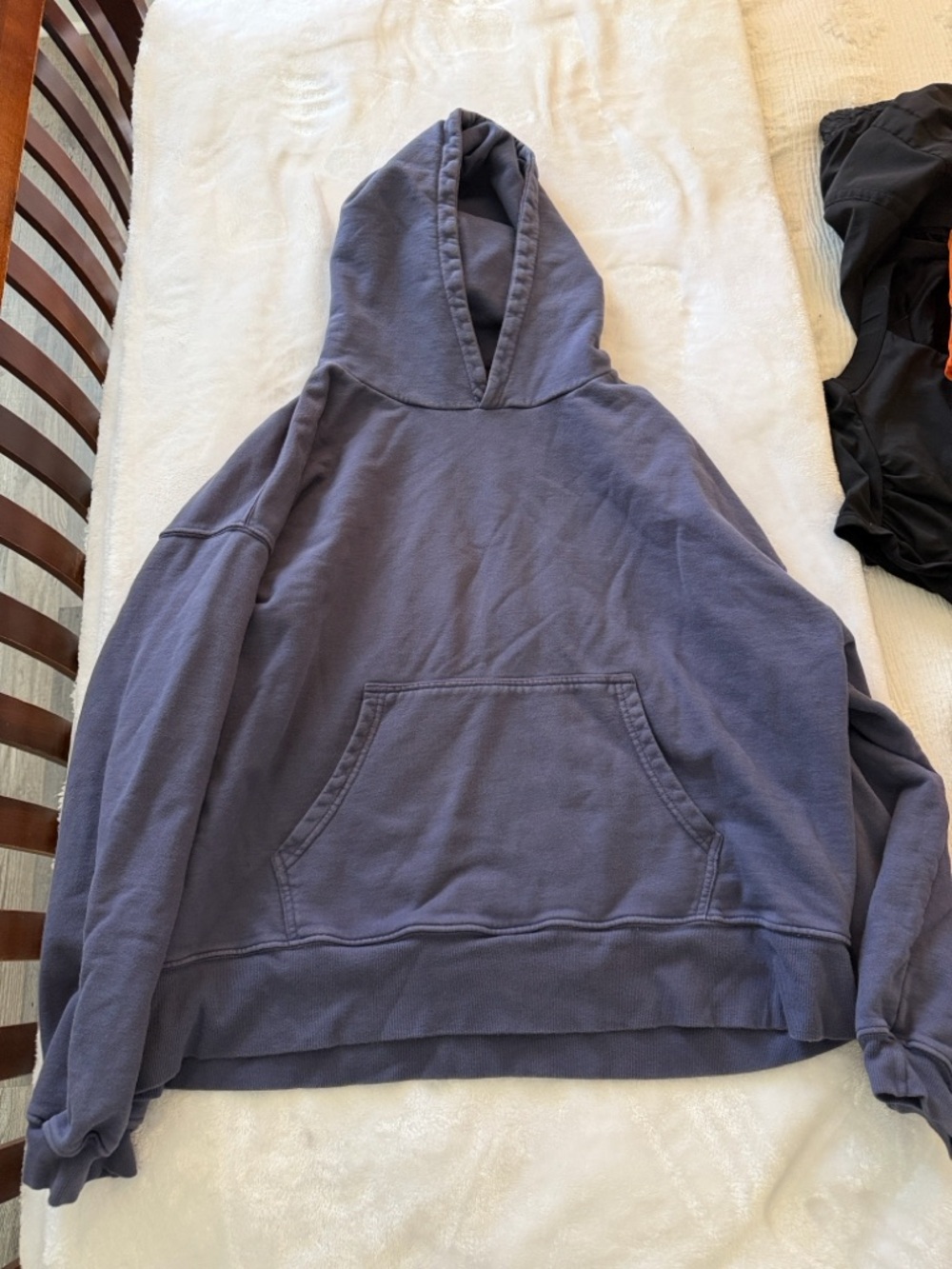 Daily Drills Men's Hooded Zip-Up Sweatshirt in Dusty Blue